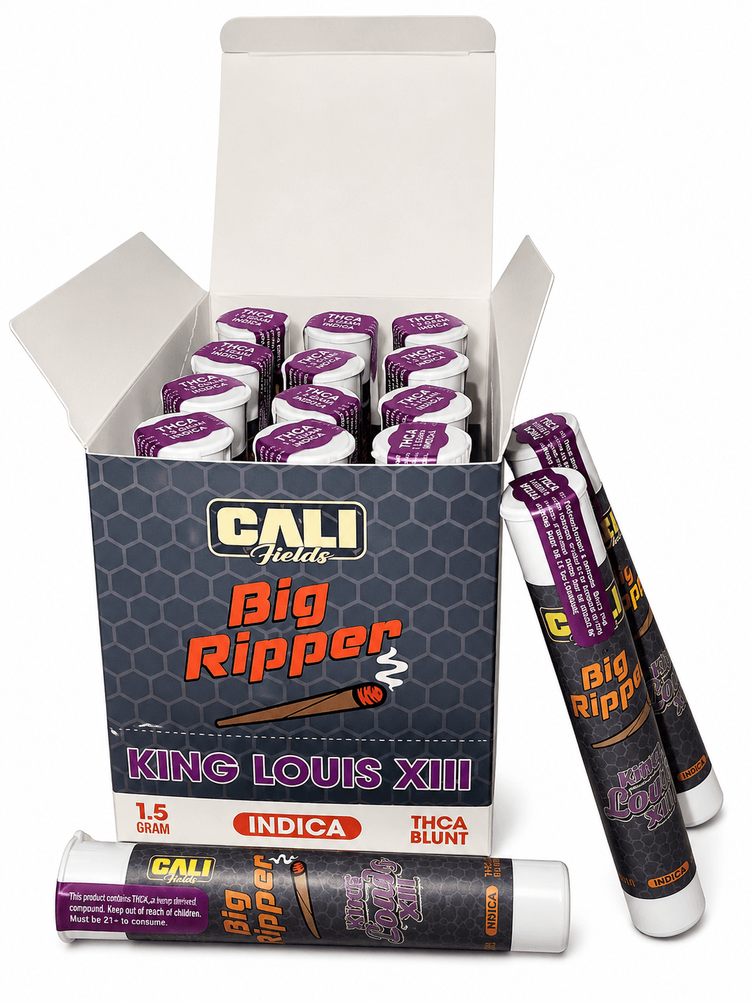 King Louis XIII — Charred Aces — THCA Blunts