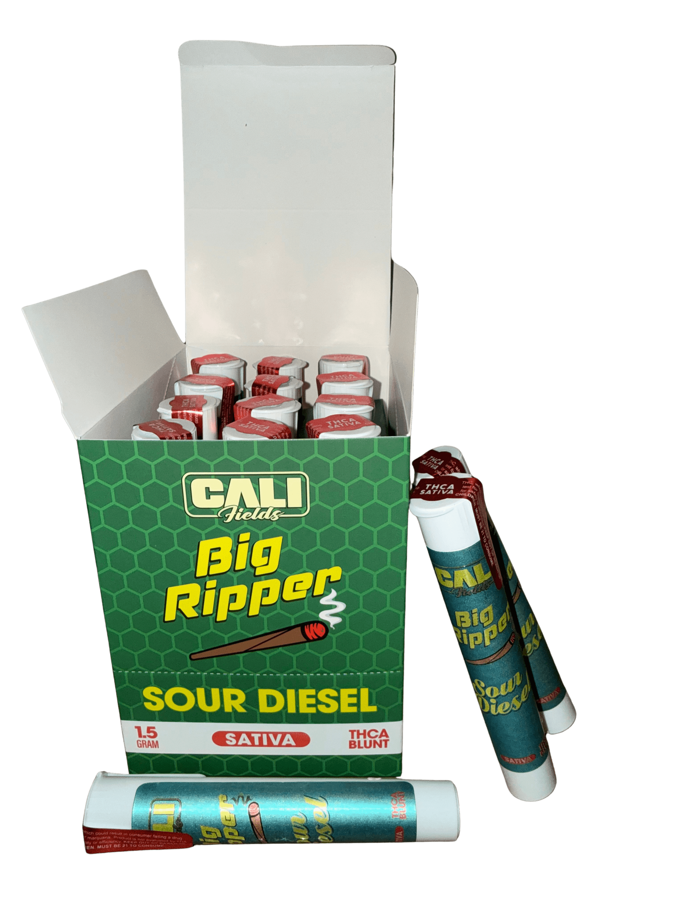 Sour Diesel — Charred Aces — THCA Blunts